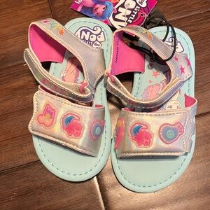 My Little Pony Pink and Silver Kids' Sandals